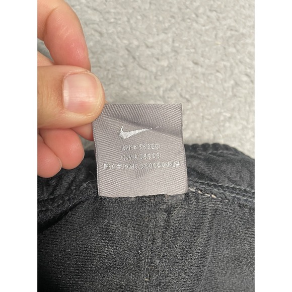 Vintage Y2K Nike Black Track Sweat Pants 1/4 Bottom Zip Sliver Tag Mens XLarge - Picture 3 of 13